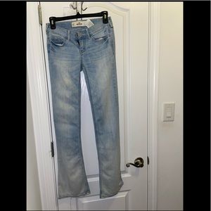 Hollister flare bottom low rise jeans